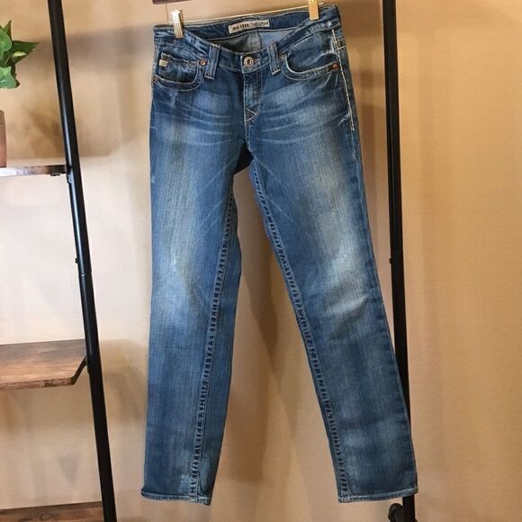 BigâStarâDistressed SkinnyâJeansâwithâContrastâStitching - Picture 5 of 16